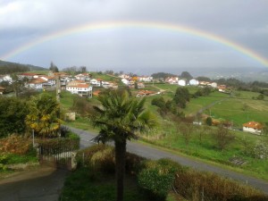 Arco Iris en el ashram de La Peral