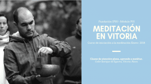 Retiro de Meditación Vitoria Diciembre