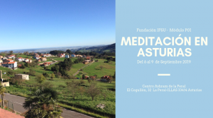 Iniciación a la meditación septiembre